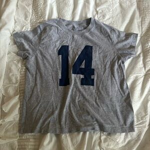 John Galt Brandy Melville light gray 14 baby tee